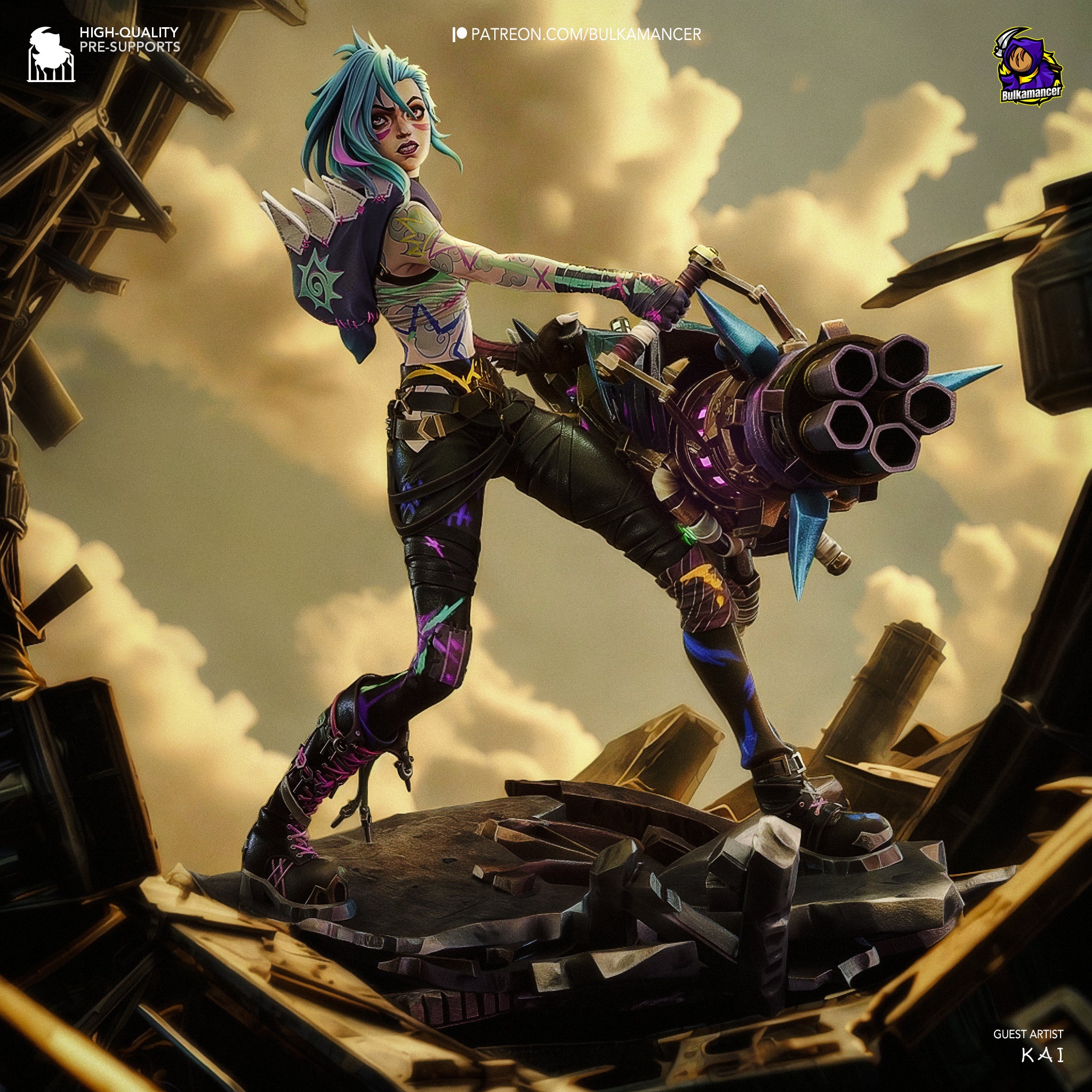 Jinx & Vi - Arcane  League of Legends