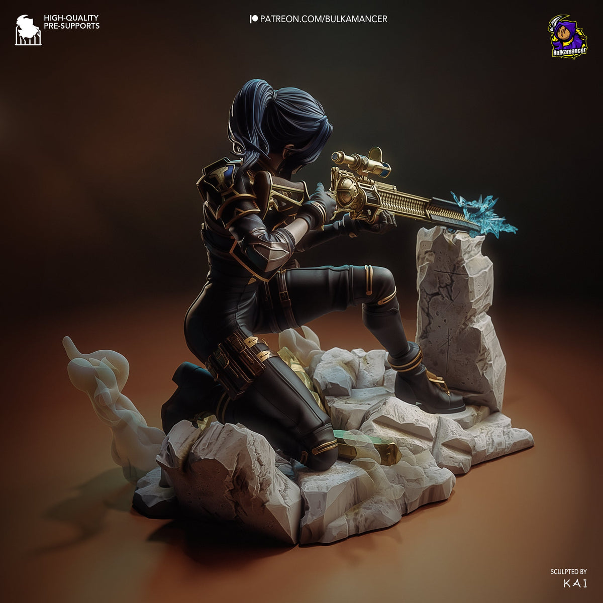 Caitlyn Arcane - League of Legends - AVGolden