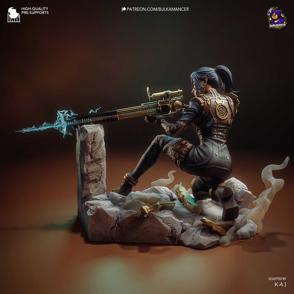 Caitlyn Arcane - League of Legends - AVGolden