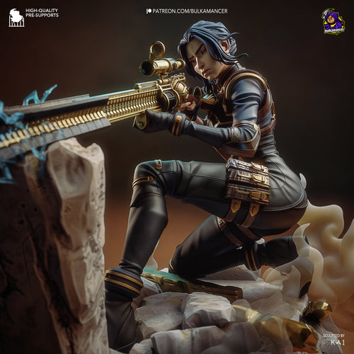 Caitlyn Arcane - League of Legends - AVGolden