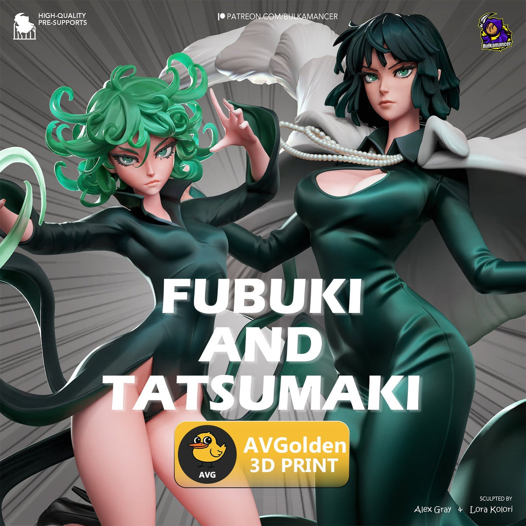 Fubuki & Tatsumaki - One Punch Man - AVGolden