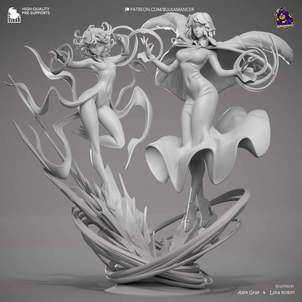 Fubuki & Tatsumaki - One Punch Man - AVGolden