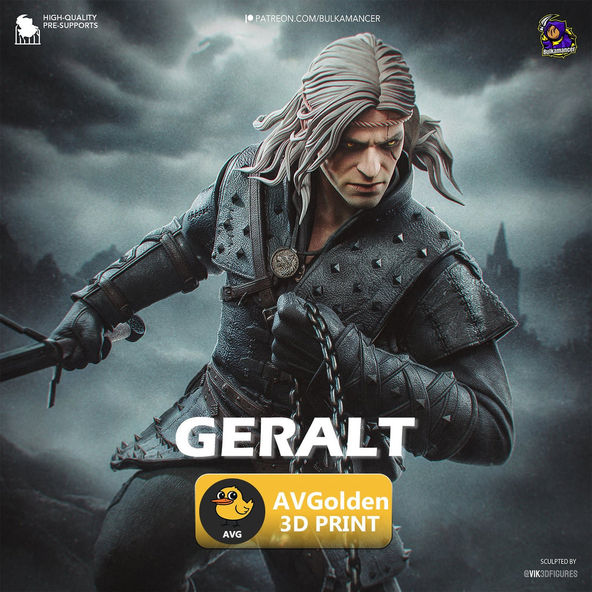 Geralt - The Witcher - AVGolden