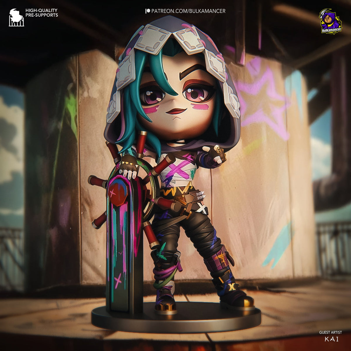 Jinx Chibi - League Of Legends - AVGolden