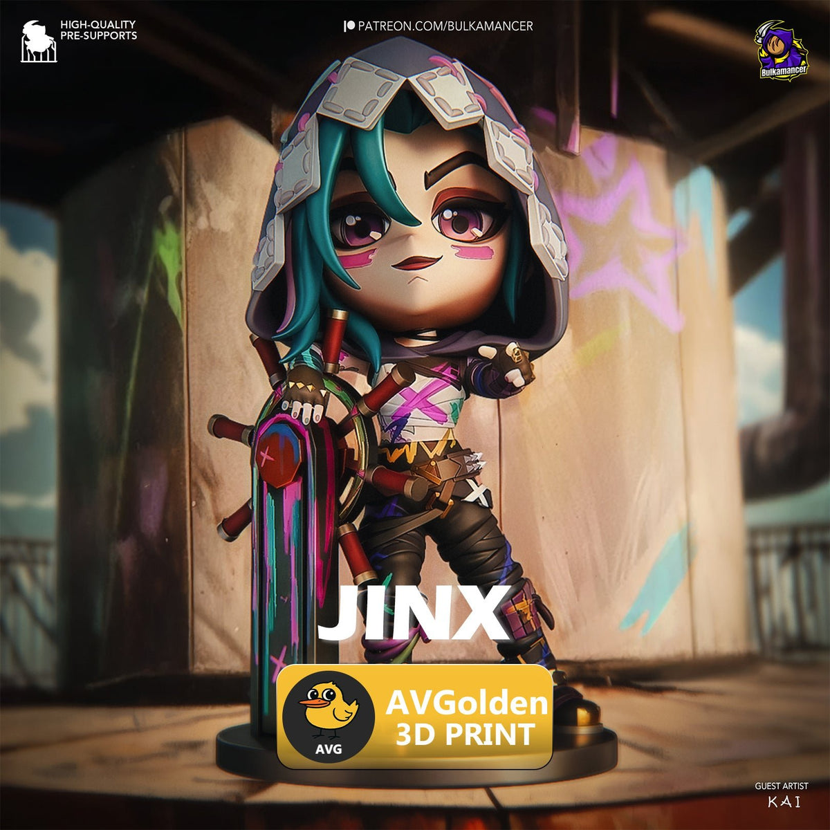 Jinx Chibi - League of Legends