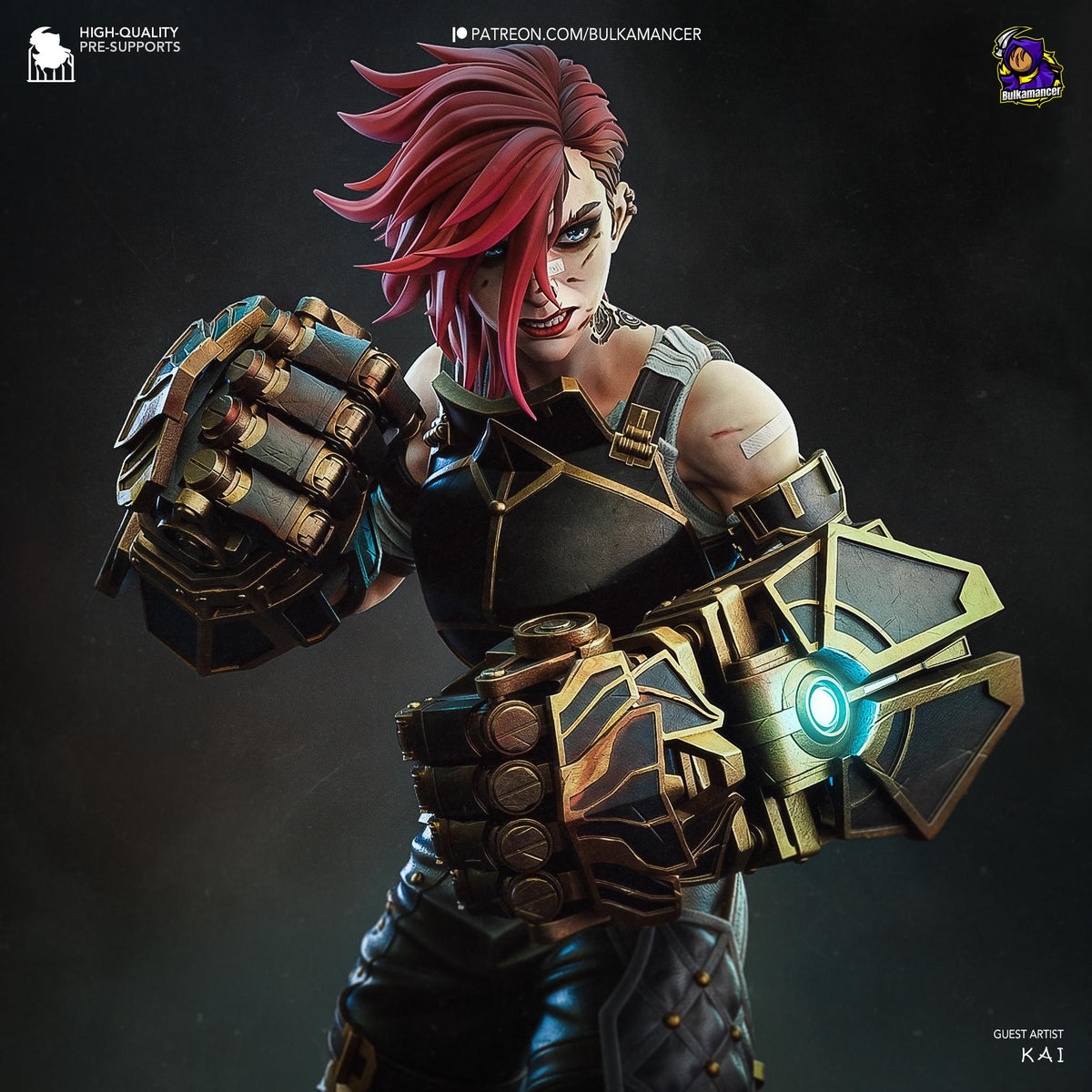 Jinx & Vi - Arcane League of Legends - AVGolden