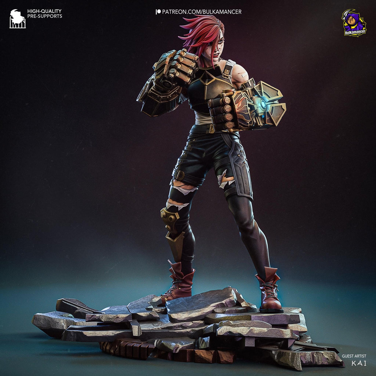 Jinx & Vi - Arcane League of Legends - AVGolden