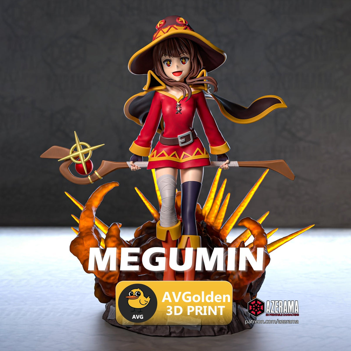 Megumin - KonoSuba - AVGolden