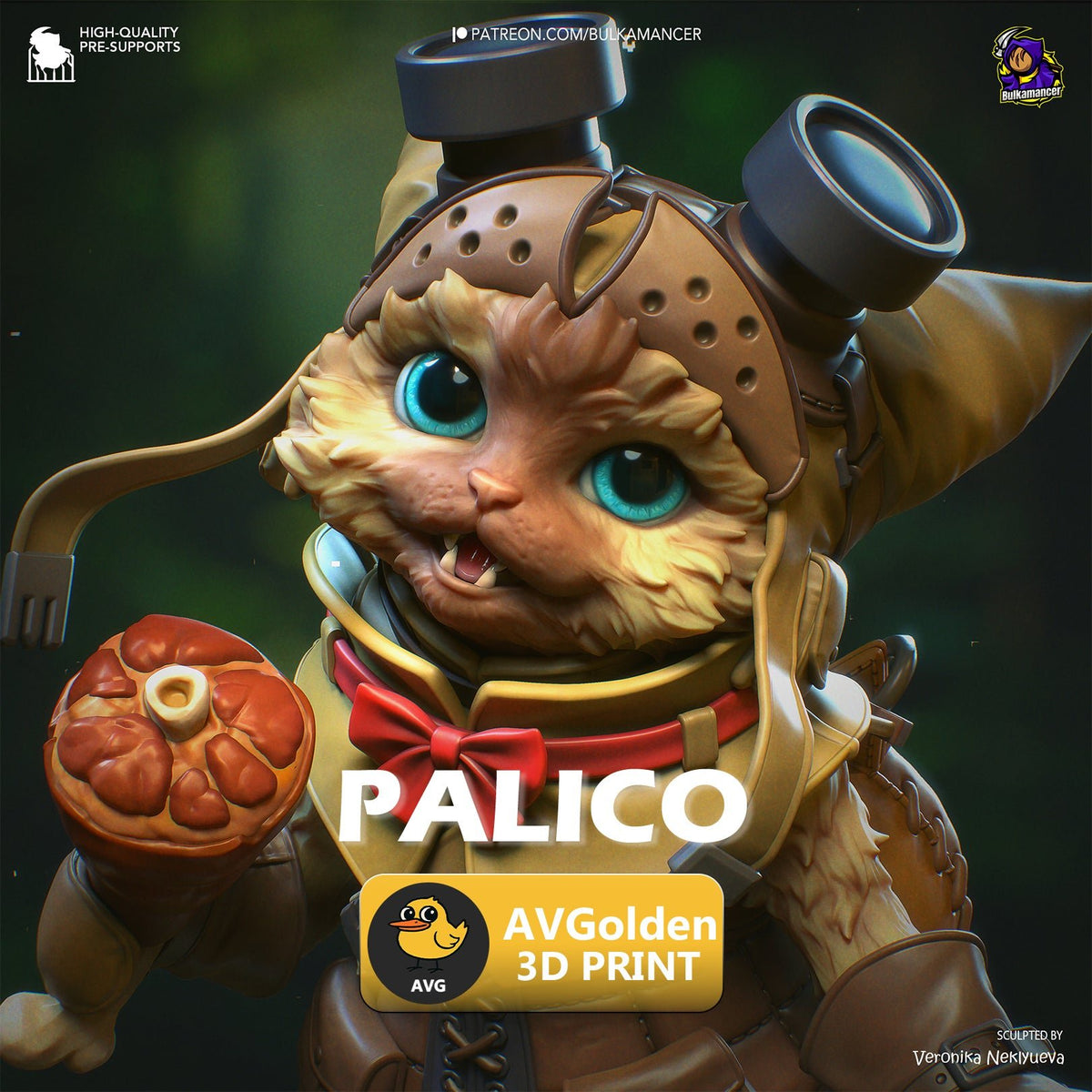 Palico x Toad - Monster Hunter Wilds - AVGolden
