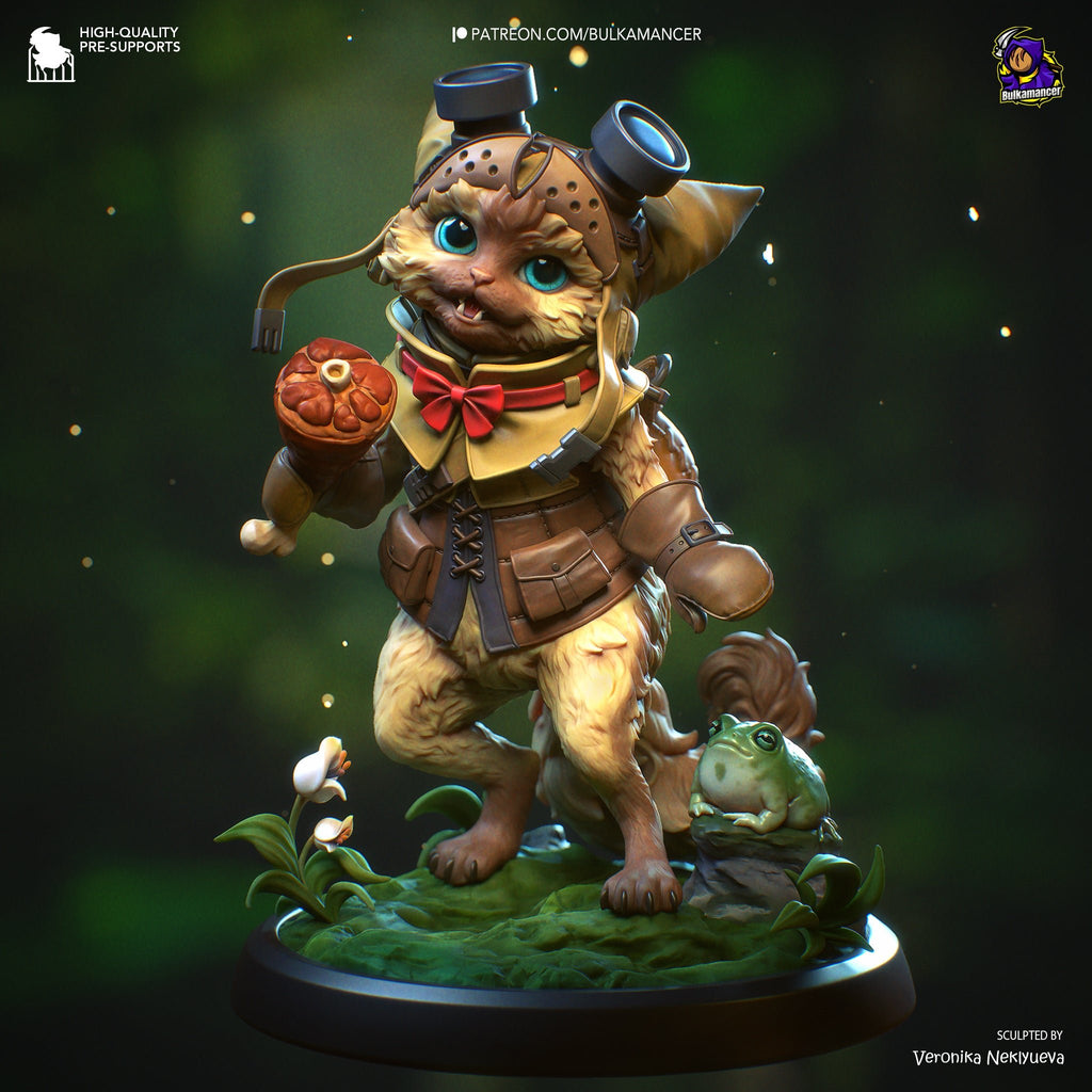 Palico x Toad - Monster Hunter Wilds - AVGolden