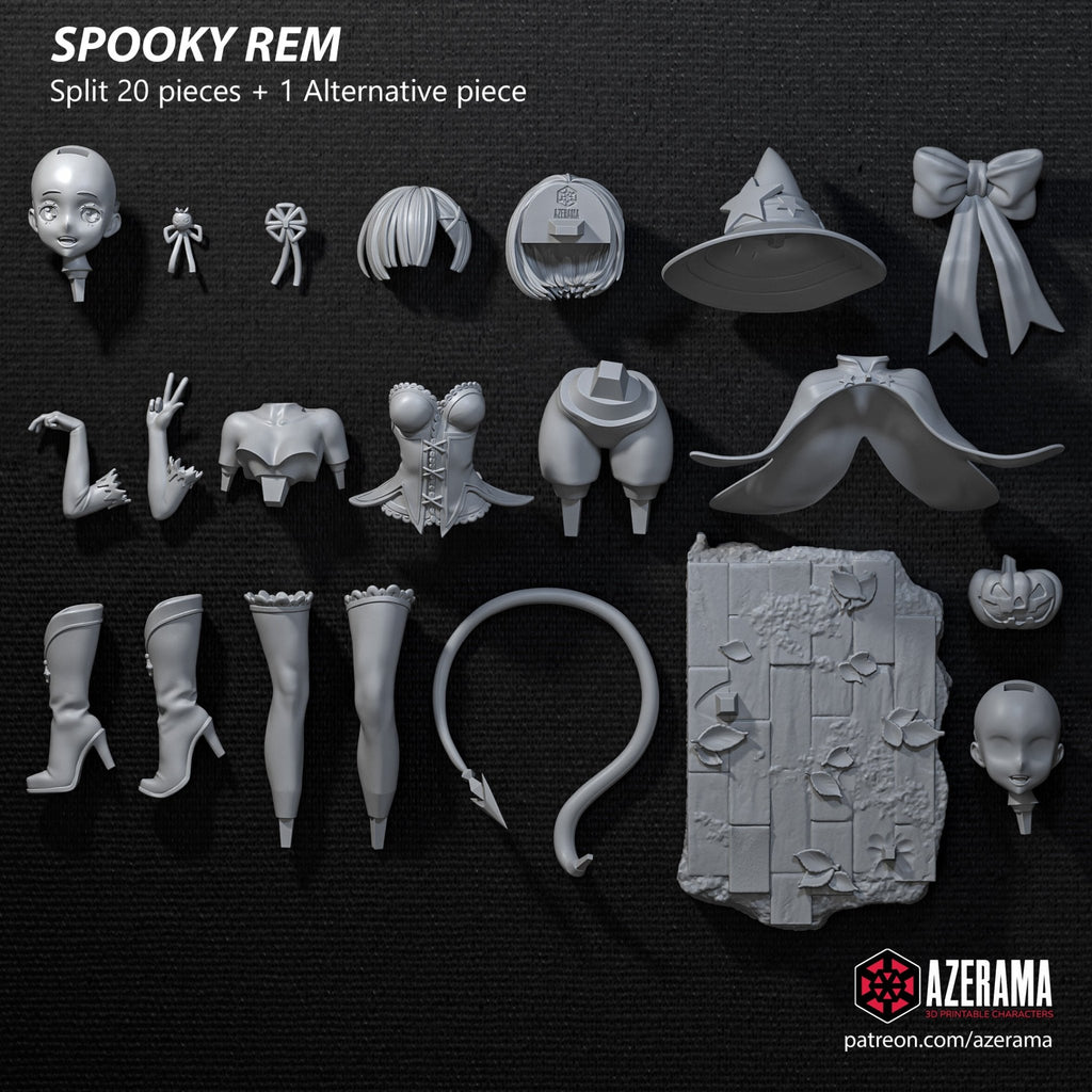 Rem Halloween - Re:Zero kara Hajimeru Isekai Seikatsu - AVGolden