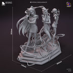 Rumi x Mira x Zoey - KPop Demon Hunters (Diorama) - AVGolden