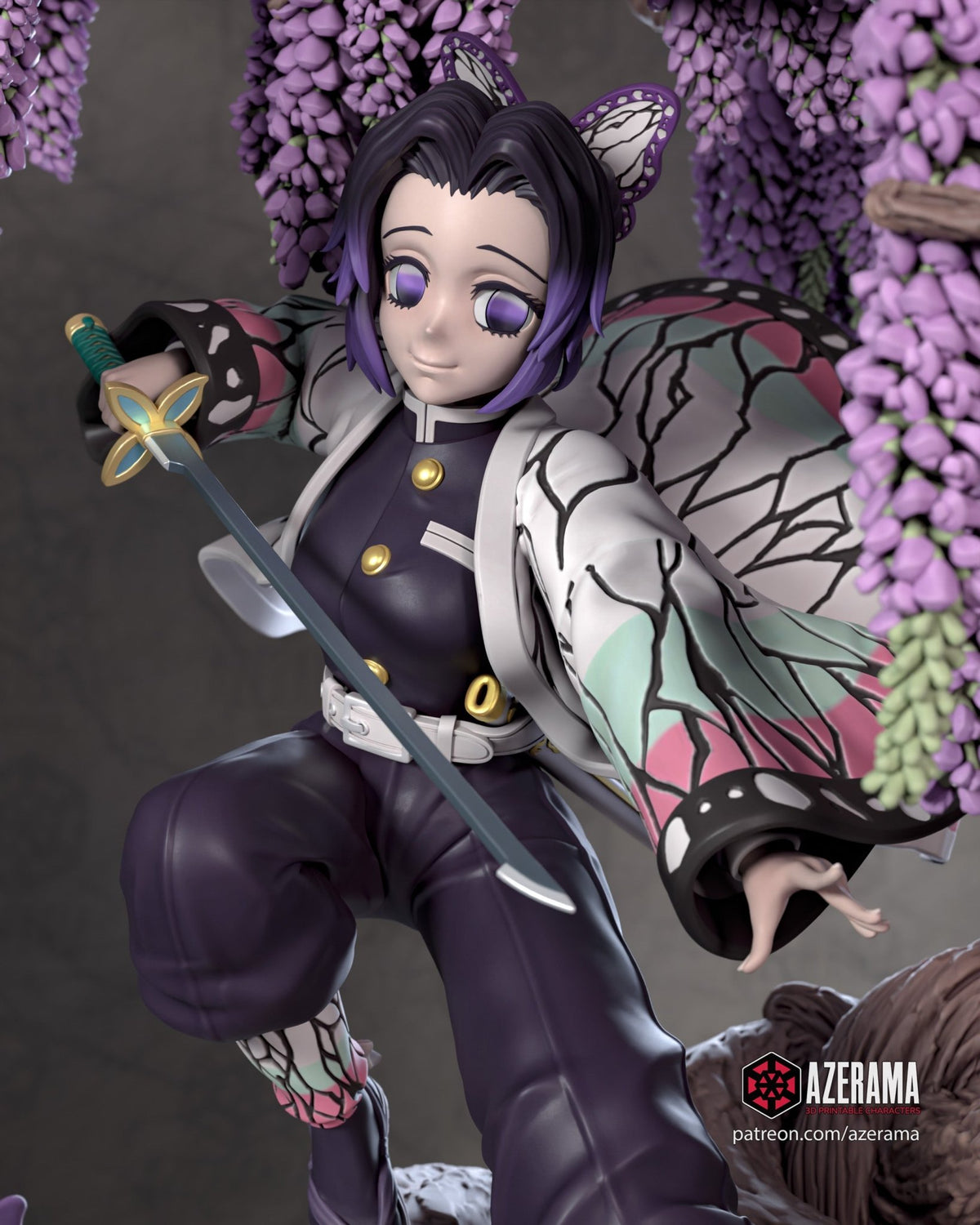 Shinobu Kochō - Demon Slayer: Kimetsu no Yaiba - AVGolden