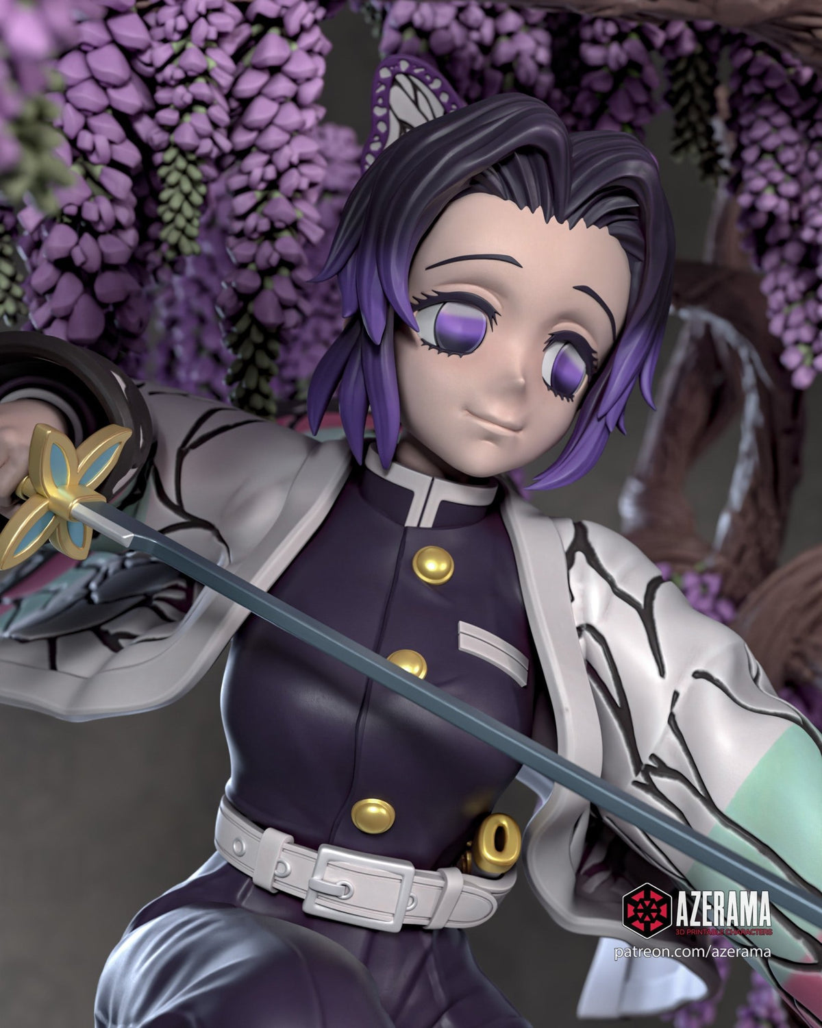 Shinobu Kochō - Demon Slayer: Kimetsu no Yaiba - AVGolden
