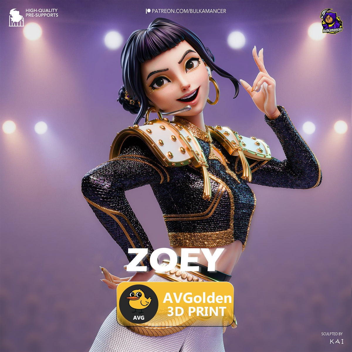 Zoey - KPop Demon Hunters - AVGolden